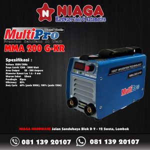 Multipro MMA 200 G-KR